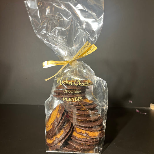 Galettes enrobées de chocolat