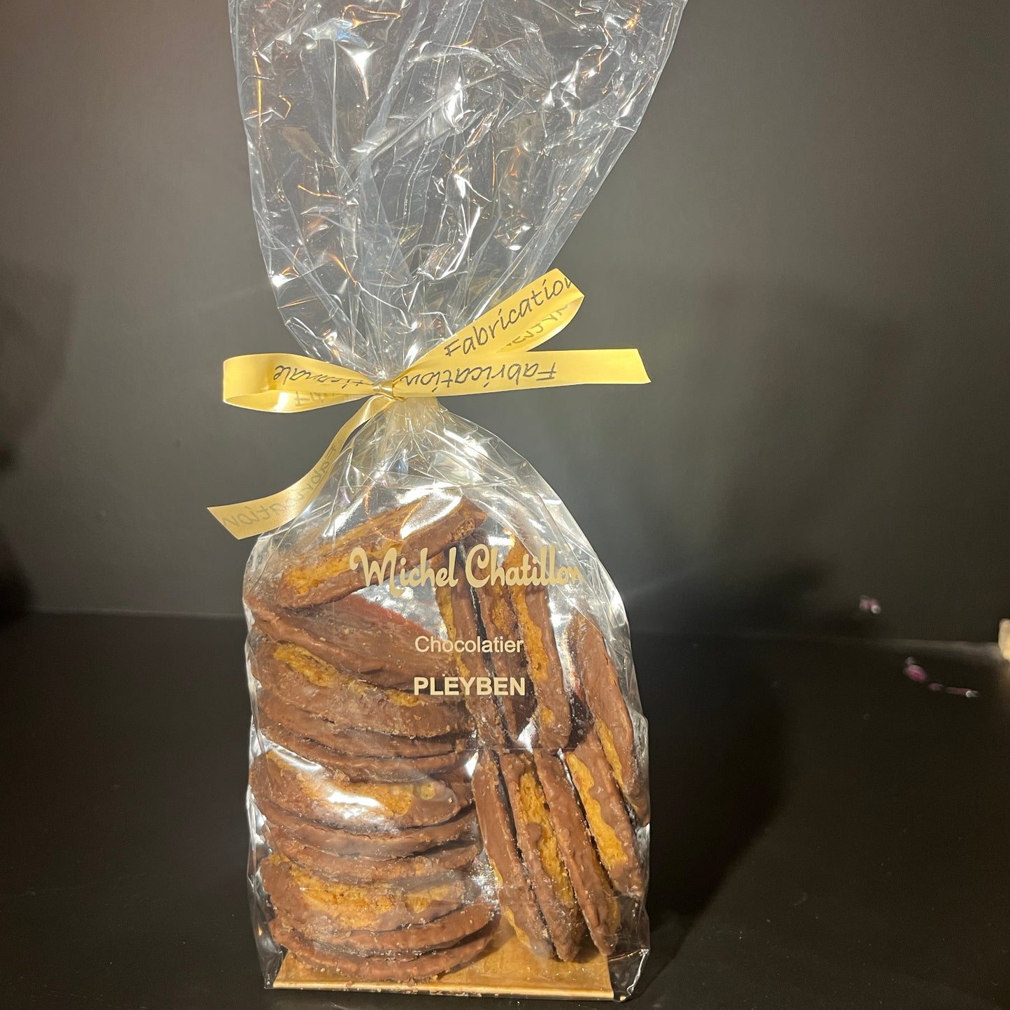 Galettes enrobées de chocolat