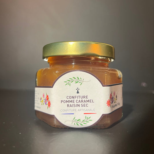 Pomme caramel raisin sec