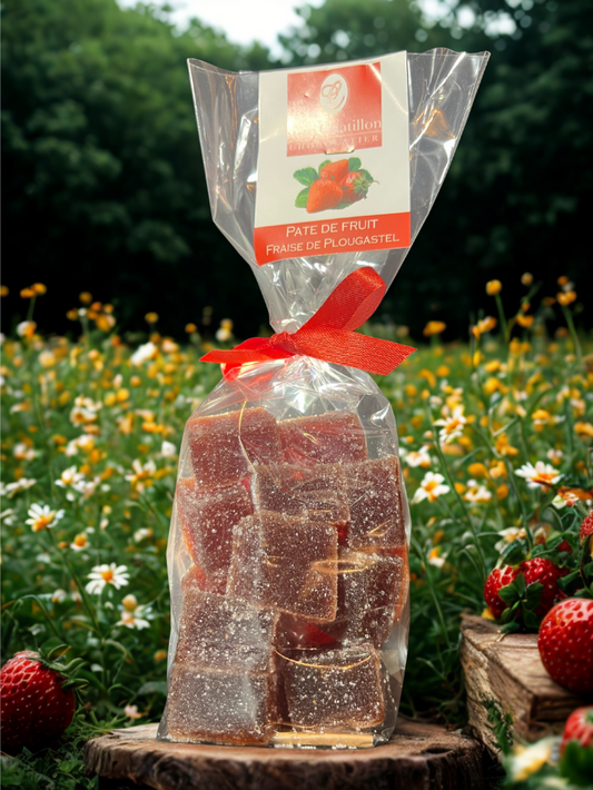 Pâtes de fruits à la fraise de Plougastel